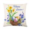 Home Nordic Easter Bunny Pillow Cover Sofa Pillow Bedside Pillow Cover Linen Pillow Cover