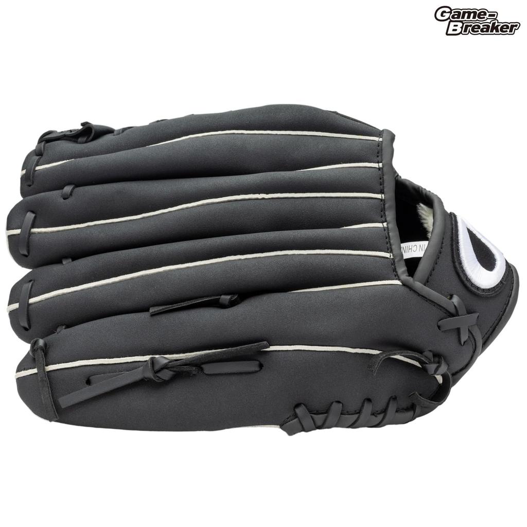 Onda Baseball for Junior High and Synthetic Matte and General Black Glove, 12-inch, Soft, All-Around, Right-Handed Throw, Left-Handed, High, School,