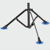 Folding trombone instrument stand (tripod structure, height adjustable, high stability, suitable for school, practice, and concerts) - Space-saving