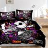 3Pcs Nightmare Before Christmas Art Bedding Sets For All Sizes New 3D Printed Bed Cover Comforter Duvet Cover Pillowcase Bedroom Decoration