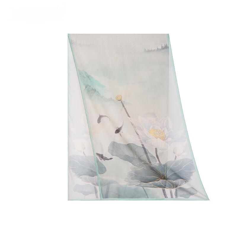 Wanshili Mulberry Silk Scarf Shawl for Women