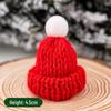 Handmade Red Wool Christmas Hat & Scarf Baking Decoration DIY Accessory