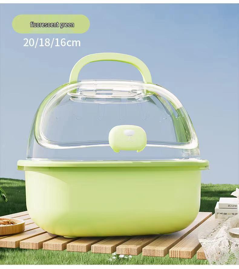Portable Outdoor Small Animal Carrier for Hamsters, Mice, and Sugar Gliders with Large Space