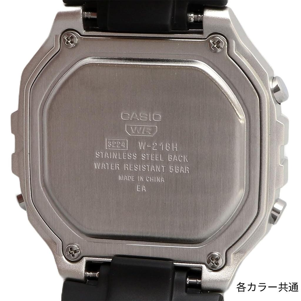 Casio Standard Digital Wristwatch and Copper Brown Overseas Model W-218HM-5BV, Men's Women's, Metallic, [Used]