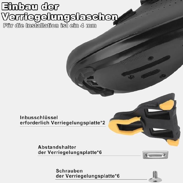 Mountain Bike Locking Pedals Crank Cleats Antiskid Bicycles Pedals Adapters for Improved Grip and Safe