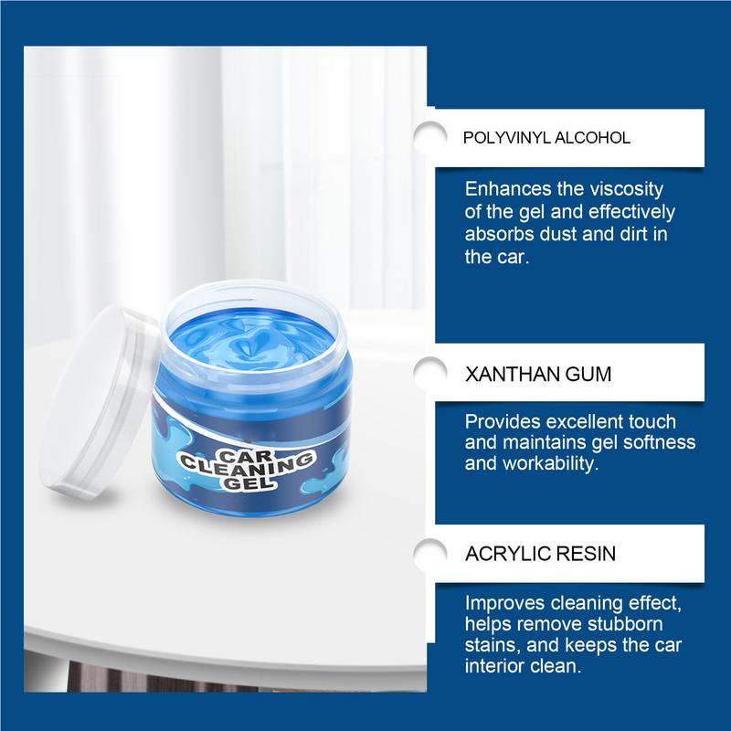 Detailing Tools For Cars Car Interior Crevice Detailing Putty Air Vent Car Cleaner Reusable Soft Dust Cleaning Slime For