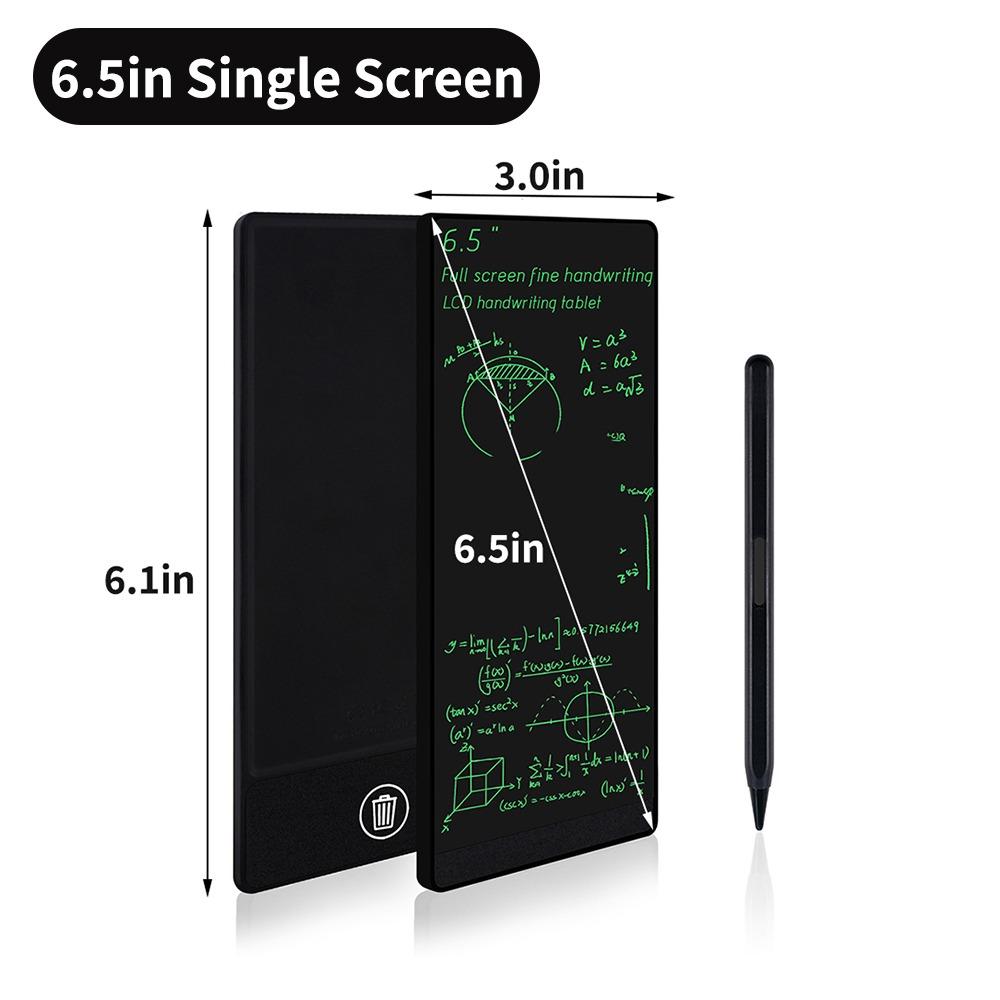 Full Screen Electronic Drawing Board Superfine Handwriting Magnetic Sketch Pad  Doodle 6.5in Single Screen