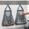 Multi-Functional Kitchen Storage Net Bag - Wall-Mounted Organizer for Fruits, Vegetables, Ginger, And Garlic | Essential Home Accessory
