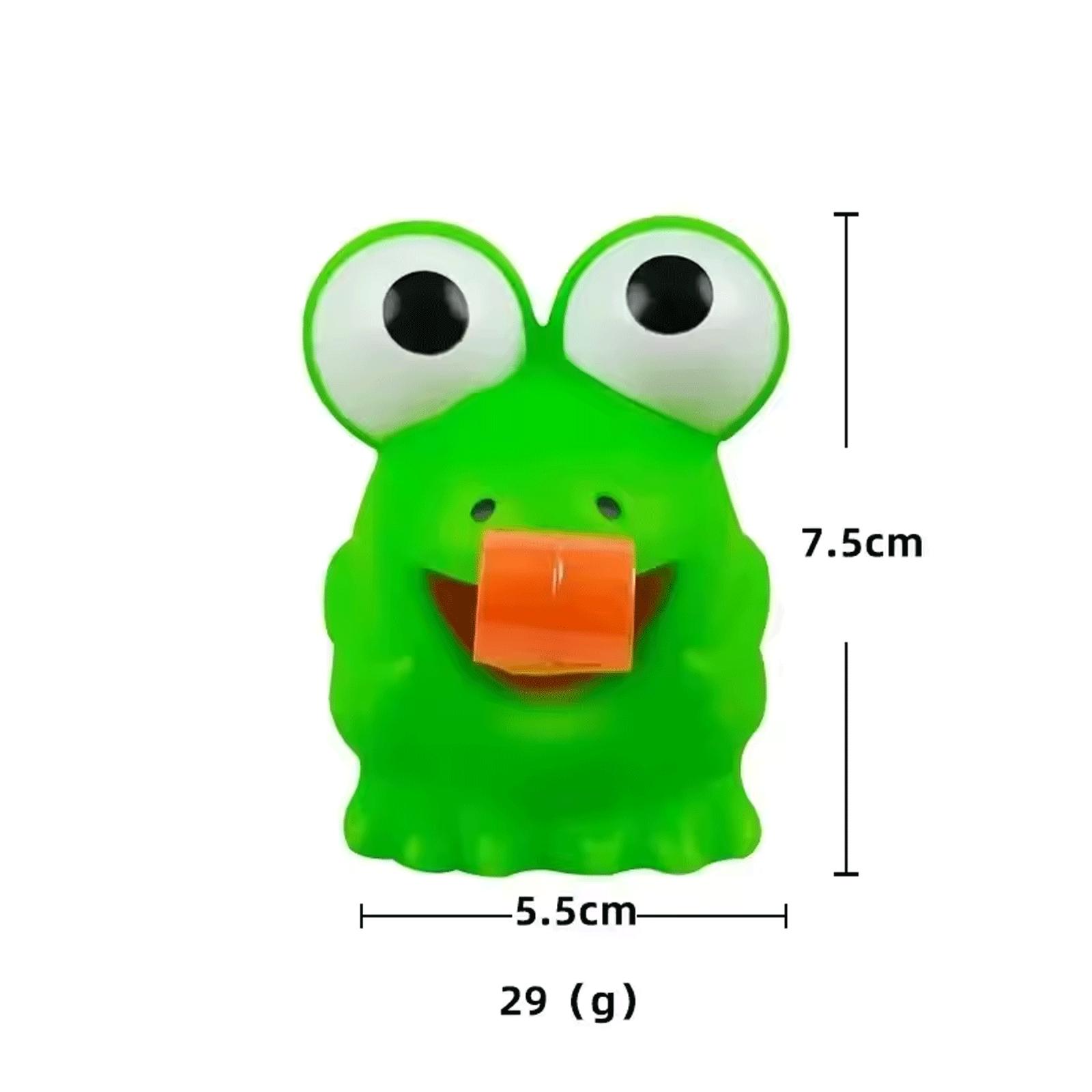 

Frog Mask Wagging Tongue Lick Cards Plate Games designed for Children Family Celebration Playthings Antistress Humorous Desktop Puzzle Activity