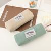 1/2pcs Cute Shark Pencil Case Unisex Korean Style Dirty Corduroy Resistant Storage Bag Girls School Student Supplies Stationery
