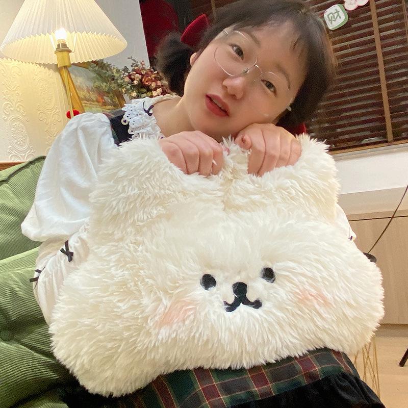 Little Rabbit Pillow Plush Toy Little White Rabbit Rabbit Doll Home Sofa Pillow Cushion Muppet Doll