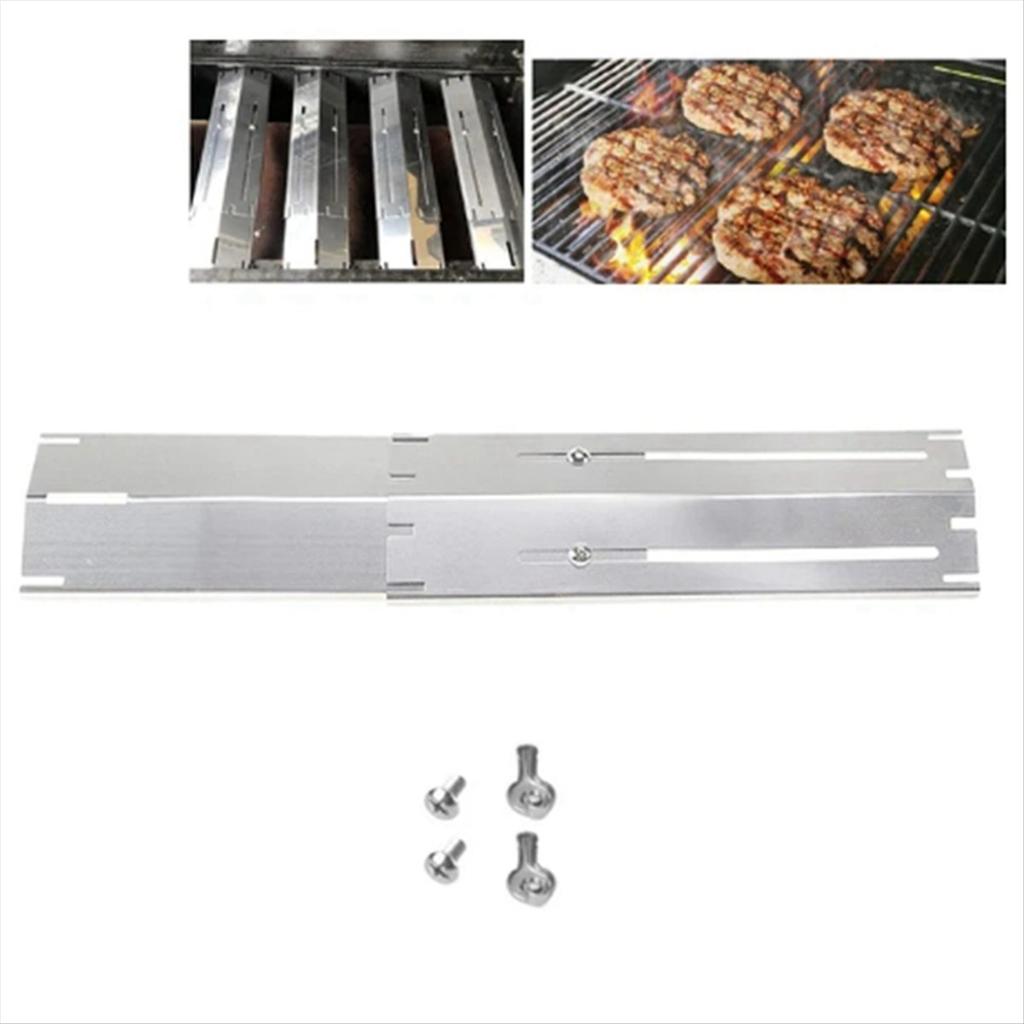 BHBL Adjustable Stainless Steel Heat Plate BBQ Gas Grill Replacement Set Outdoor Cooking Accessories Kit for Kitchen 3PCS