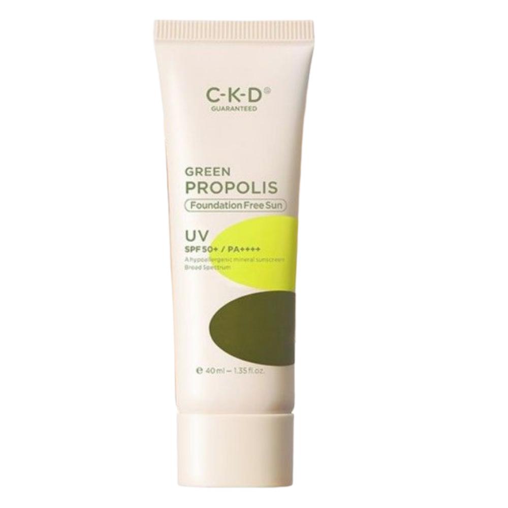 CKD Green Propolis Foundation Free Sunscreen SPF50+ PA++++ Tone-Up & UV Protection 40ml