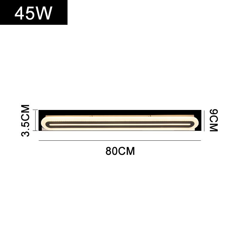 Ultra Thin Led Strip Lamps, Simple And Modern Ceiling Mounted, Hallway, Corridor, Balcony, Creative Lighting Decoration