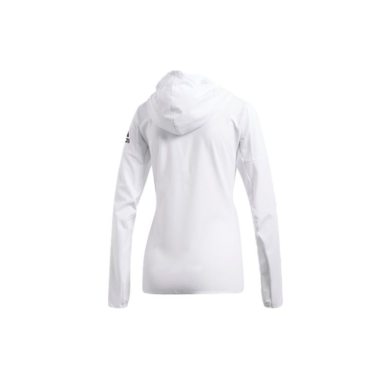 Adidas Z.N.E. Jacket With Reflective Logo Sports Hooded Jacket Women Jackets White CY5511