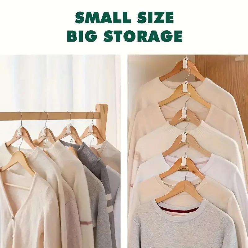 Mini Hanger for Wardrobe Connector Hangers Save Wardrobe Space Hook Up Cascading Plastic Coat Organizer Clothing Storage Home