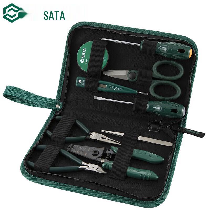 SATA 03750 9-Piece Electronic Tool Kit