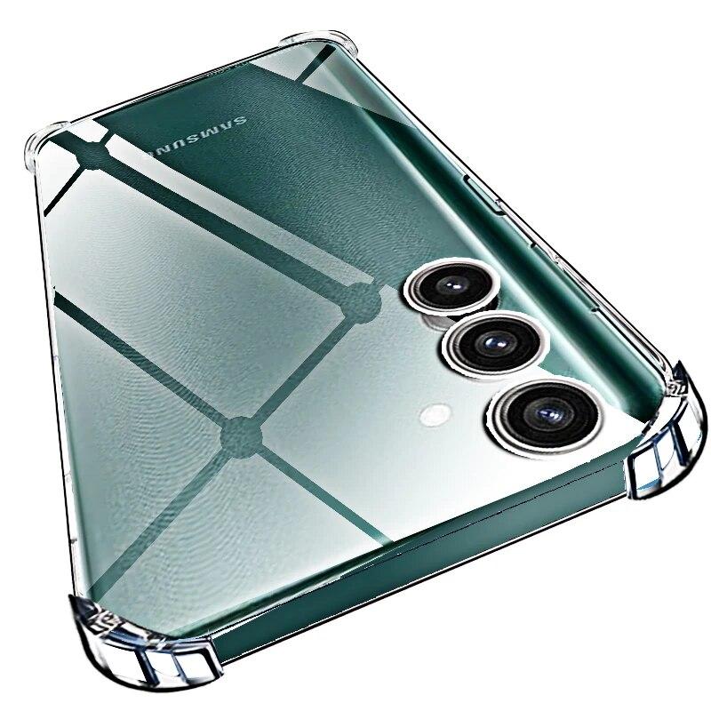 

A04s A04e A04, прозрачный силиконовый чехол с защитой от падения для Samsung Galaxy A04 SE, чистая задняя крышка, чехлы A 04 04a Samsunga04