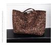 Leopard Print Large Capacity Tote Bag - Versatile Autumn/Winter Shoulder & Commuter Handbag