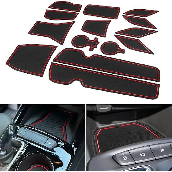 For 2024 2025 2026 Chevy Trax Accessories - For 2024 2025 2026 Chevrolet Trax (LS,1RS,LT,2RS,ACTIV) Cup Holder Erts Door Slot Mat Compartment Center