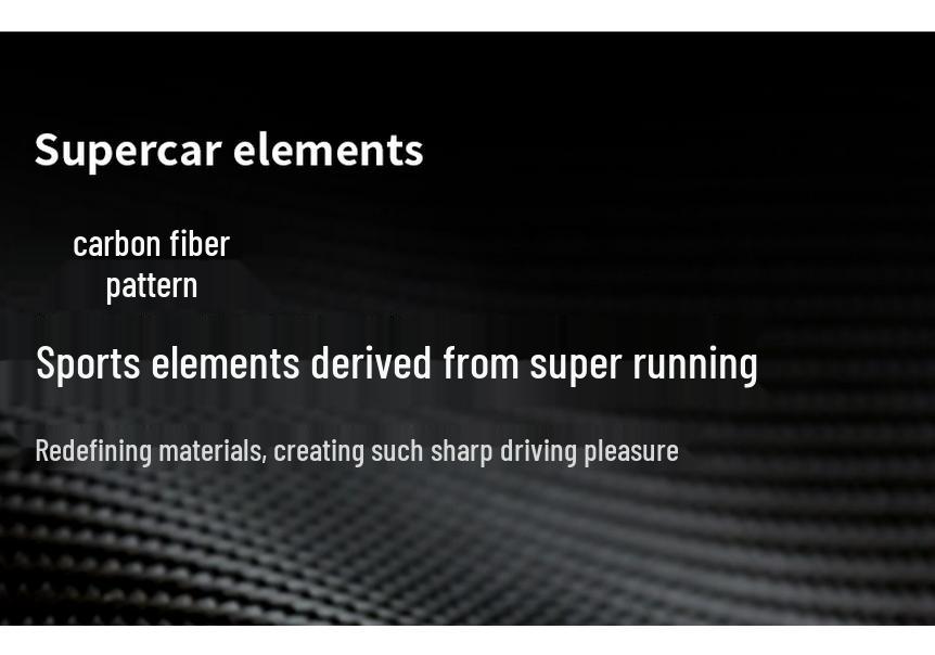 Carbon Fiber Genuine Leather Steering Wheel Cover for Haval Models H1-H9 & M6