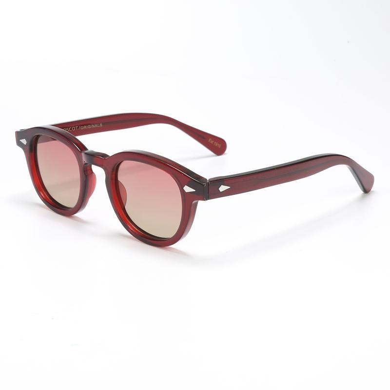 Fashion Polarized Sunglasses Men UV400 Johnny Depp Lemtosh Brand Designer Sun Glasses For Male Retro Acetate Frame Oculos
