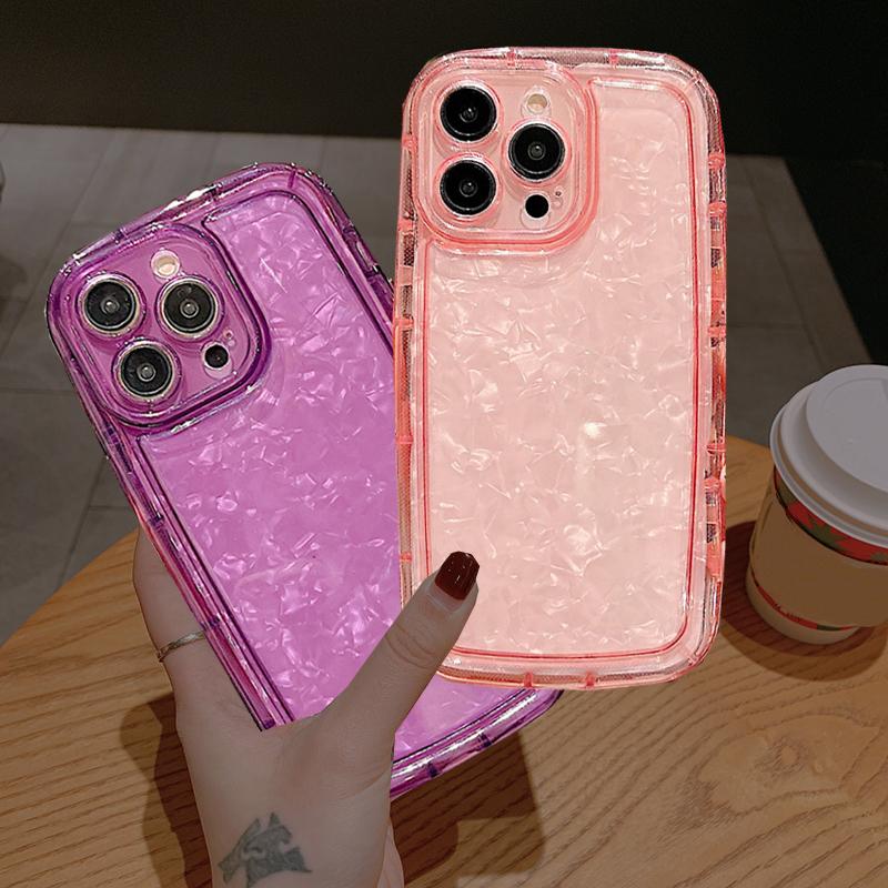 

Модный блестящий чехол для телефона iPhone 14 13 12 11 Pro Max X XR XS Max 8 7 6s 6 Plus Блестящий прозрачный мягкий чехол из ТПУ