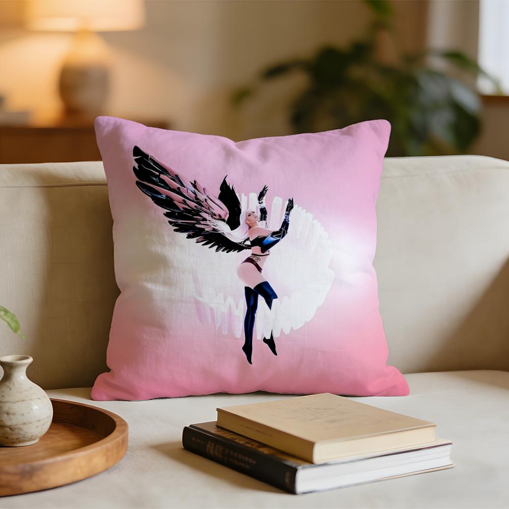 

Album Cover KKali UUchis Cushion Cover Short plush pillowcase for bed sofa carwashable 30x30cm