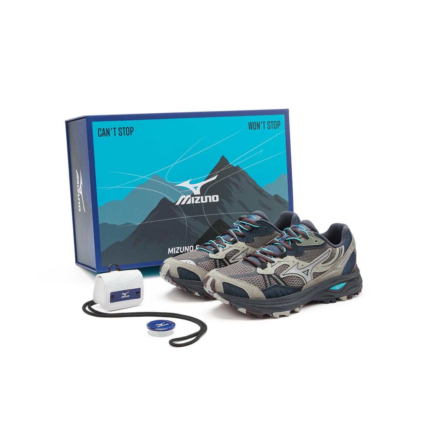 

POIZON x Mizuno Racer ADV Cushioning, Wear Resistant Low top EVA Material City Commuting Running Shoes Unisex D1GH241214 37