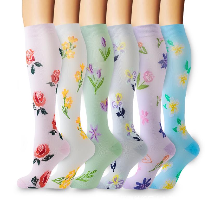 Cross-border Over-the-Knee Compression Yoga & Sport Socks Set
