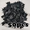 50pcs/bag 85*85mm Fresh Pink Ribbon Bows Small Size Satin Ribbon Bow Flower Craft Decoration Handwork DIY Party Decoration