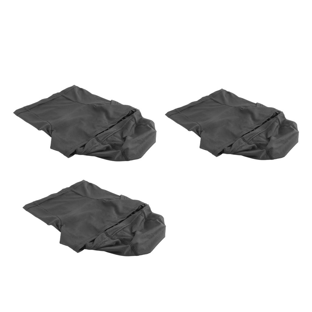 3pcs Elastic Bike Face Cover Breathable Cycling Face Cover Quick Dry Cycling Headgear UV Protection Black