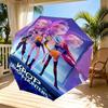 KPop Demon Hunters Print Automatic Open Close Umbrella, Portable Foldable Umbrella, for Outdoor Commute Camping Trip, Ideal Birthday Gift
