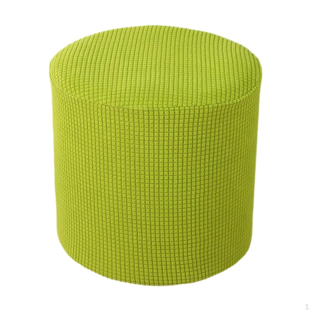 Cover Pouf Stretch Elastic Stool Footstool Slipcover for Living Room Hotel Dorm