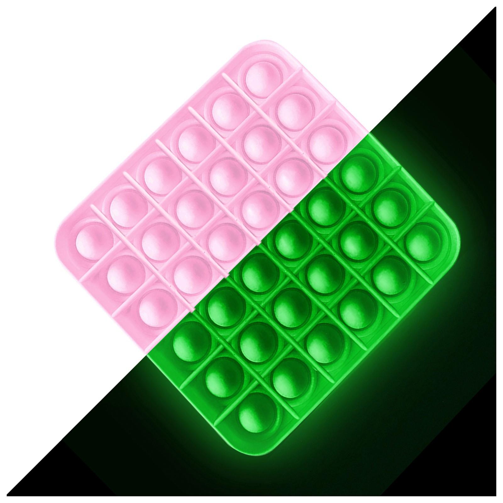 

Светящаяся в темноте сенсорная светящаяся игрушка для снятия стресса Push Bubble