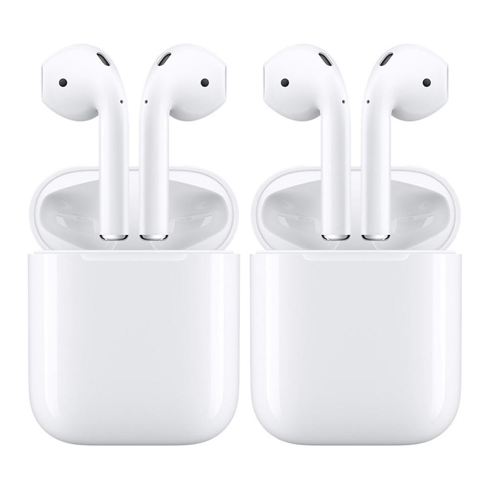Earphones with charging case and automatic ON-OFF