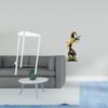Minimalist Clear Acrylic Side Table with Horse Figurine Modern Statue Collection for Bedroom Living