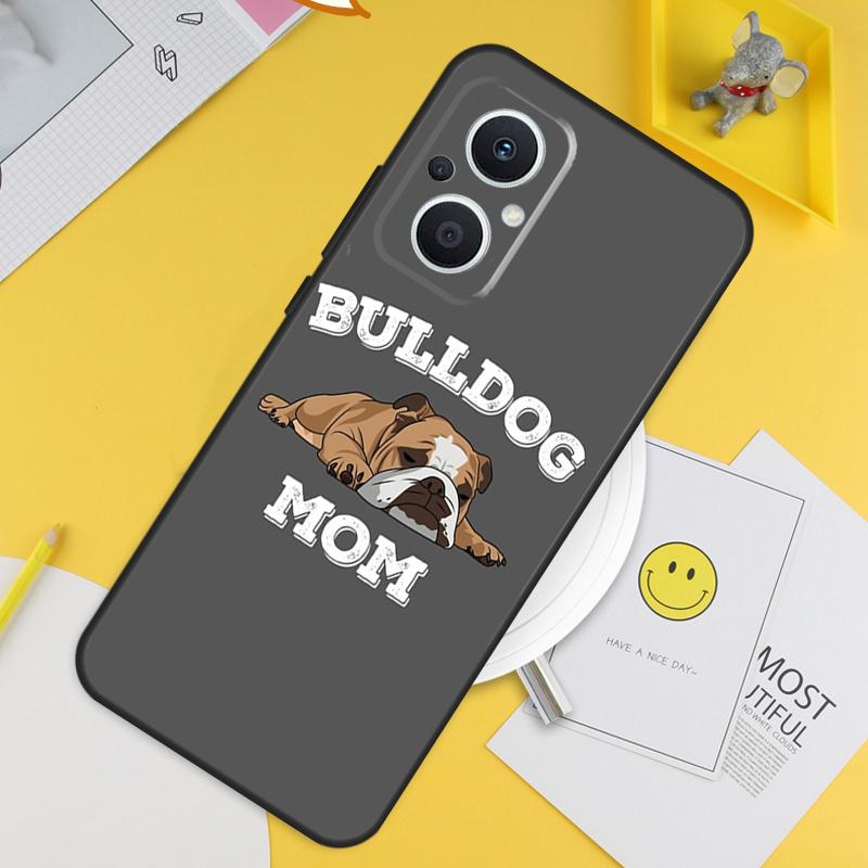 

English Bulldog Heartbeat For OPPO Reno 14F 13F 12F 11F 13 12 11 10 14 Pro 7 8 Lite 8T OPPO Find X5 X6 X8 X9 Pro Case OPPO Reno14 F