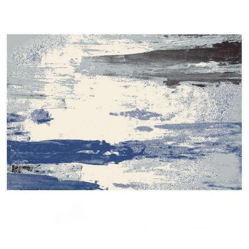 Simple Style Carpet Living Room Decoration Home Ins Bedroom Carpets Short Velvet Non-slip Washable Floor Mats Large Area Rug