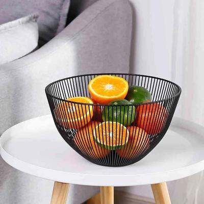 Drahtkorb Gold Obstschale Küchen-Obstkorb Obst Gemüse Abgießen Snack Brot Aufbewahrungstablett für Küchenutensilien