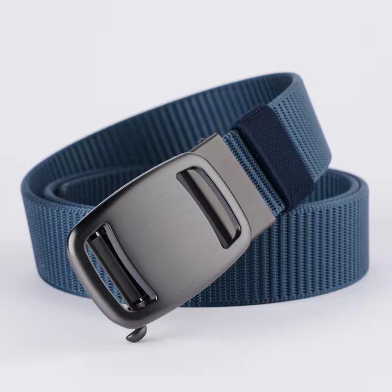 

Мужской тактический уличный ремень - Автоматическая сплавная пряжка, Имитация нейлонового холста, Повседневный и прочный. 120cm