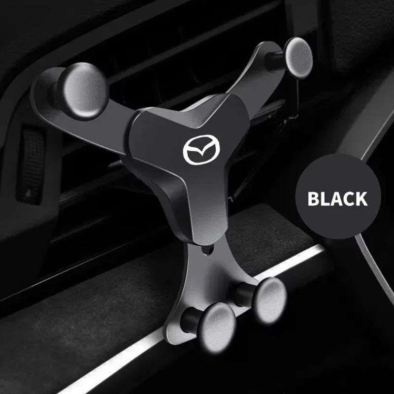 

For Mazda Car Phone Holder Air Vent Mount Clip For Mazda 3 6 Atenza Axela Demio CX30 CX-4 CX5 CX-5 CX8 CX-8 CX-30 CX9 CX-9 Car A чёрный