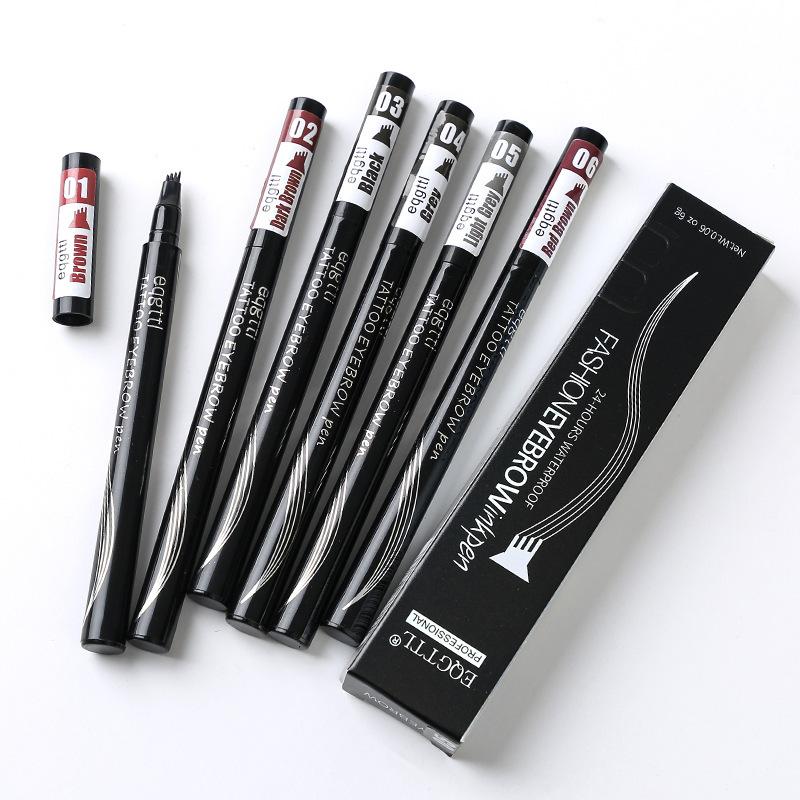 Eyebrow Pencil Natural Waterproof Four Claw for Eyebrow Makeup Four Colors Eyebrow Pencil Cosmetics
