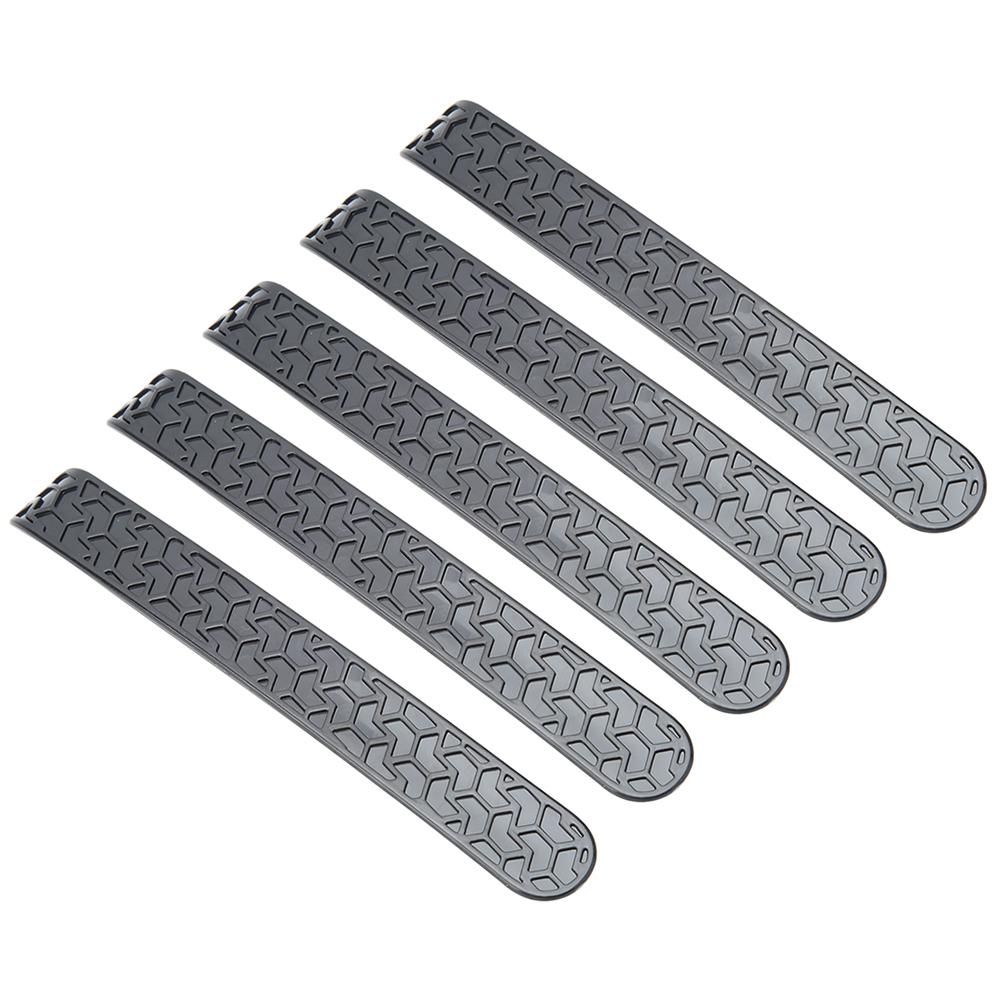 5pcs Door Handle Trim Decorative Strips Black Fits for Jeep Wrangler JK 2007 2017 4 Doors