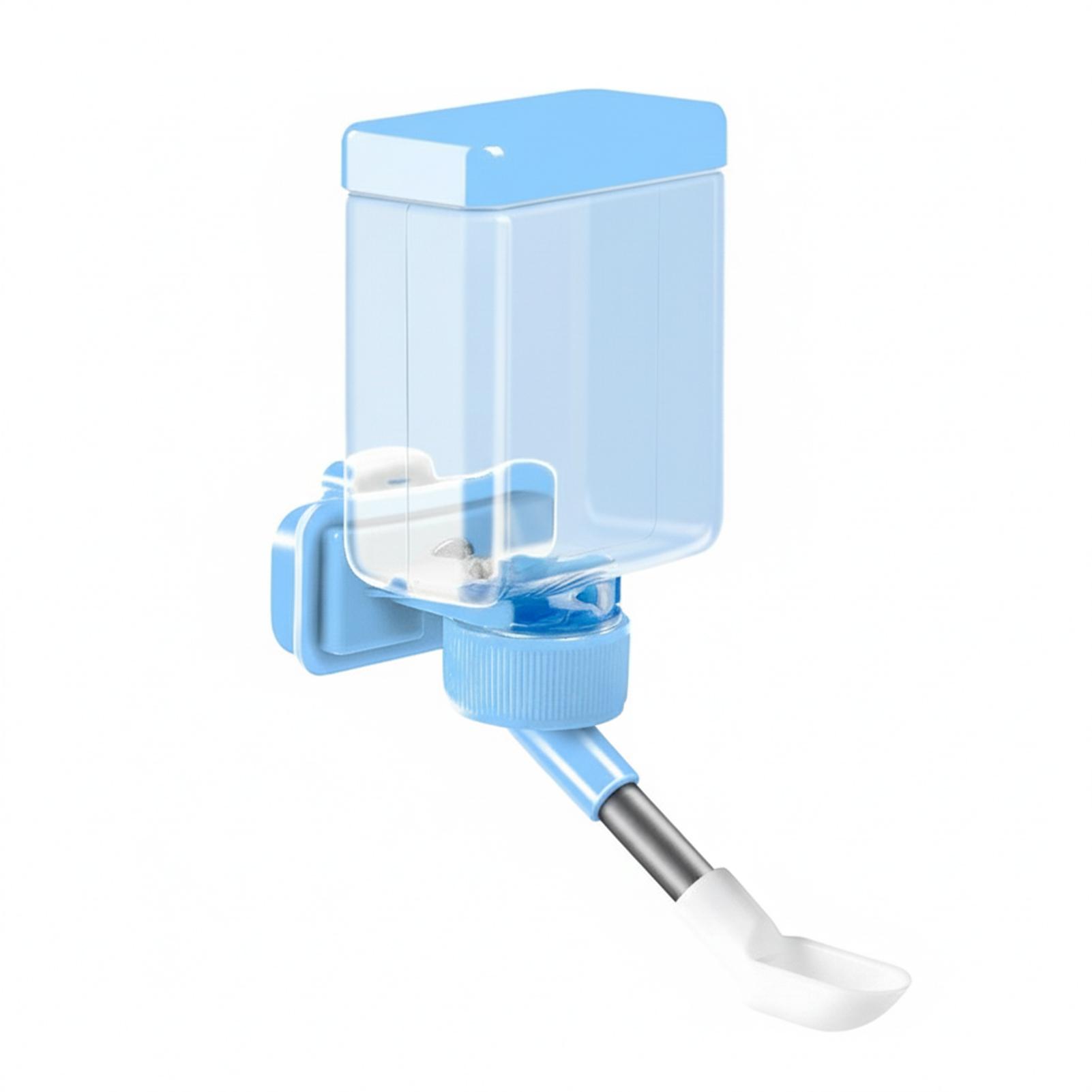 

Bird Automatic Water Dispenser For Parrots Cage Accessories 360 Degree Leak Proof Gravity Feeder For Small And Medium Birds синій