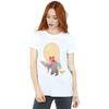 Looney Tunes Womens/Ladies Yosemite Sam Distressed Cotton Boyfriend T-Shirt