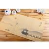 Bamboo Printed Lnsulation Cutlery Mat, Chinese Zen Bamboo Tea Set Cushion Home Dining Table Tea Table Decorative Mat 60X30CM