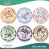 Genshin Impact Q Version Metal Badges: Tighnari, Scaramouche, Furina, Kaveh, Zhongli Brooch Set