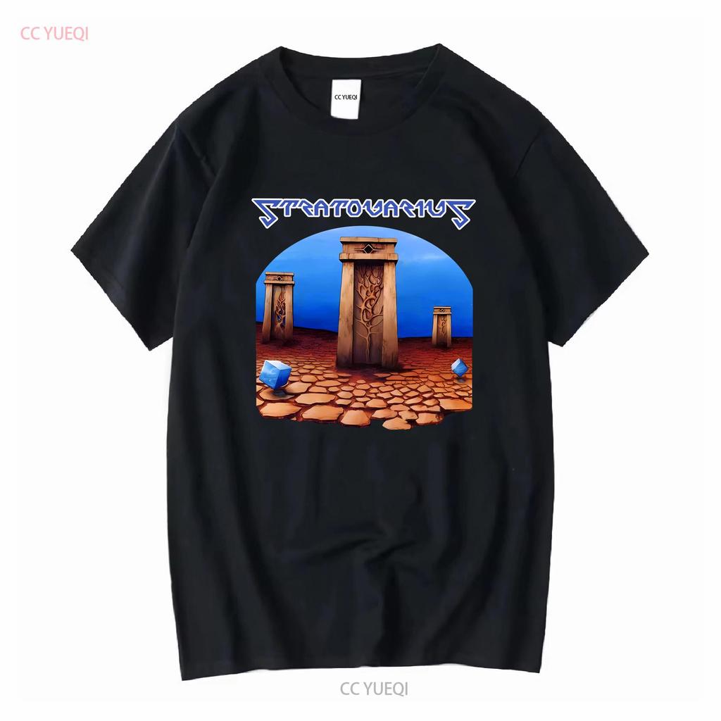 Stratovarius kapela turné grafické tričko s krátkým rukávem černé pánské dámské S 5XL KTV8539 vintage Prané Všestranné Unisex Stylové