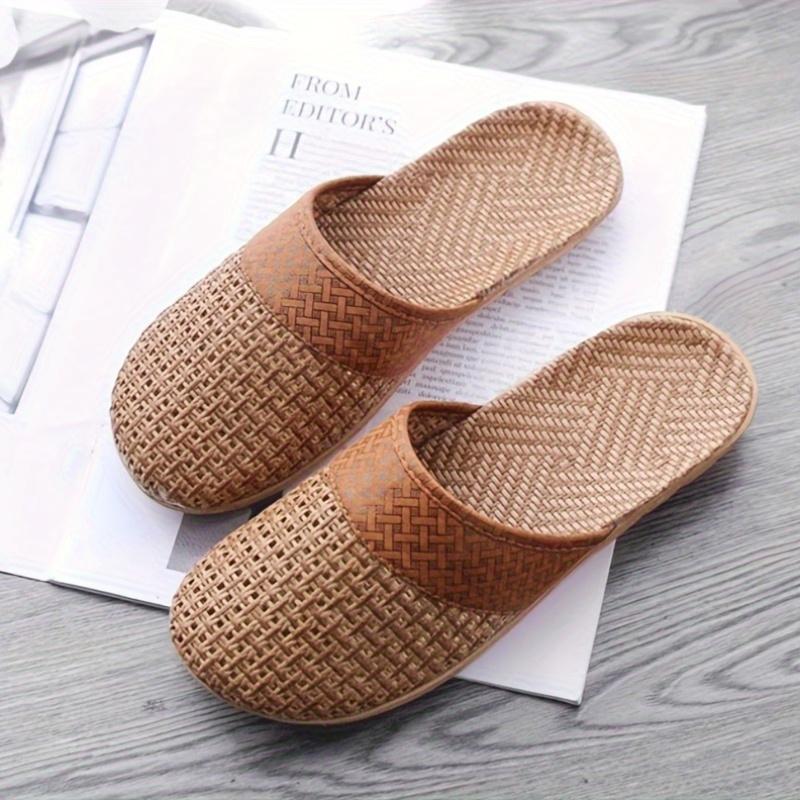 Summer Indoor Floor Slippers for Men And Women, Suitable for Couples, Cool Indoor Slide Shoes, Lightweight And Soft, Home Floor Shoes